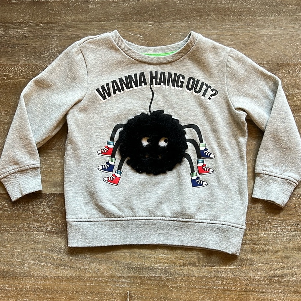 Hollywood Spider Graphic Sweatshirt